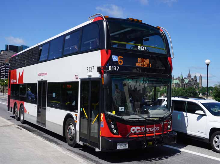 OC Transpo Alexander Dennis Enviro500MMC 8137